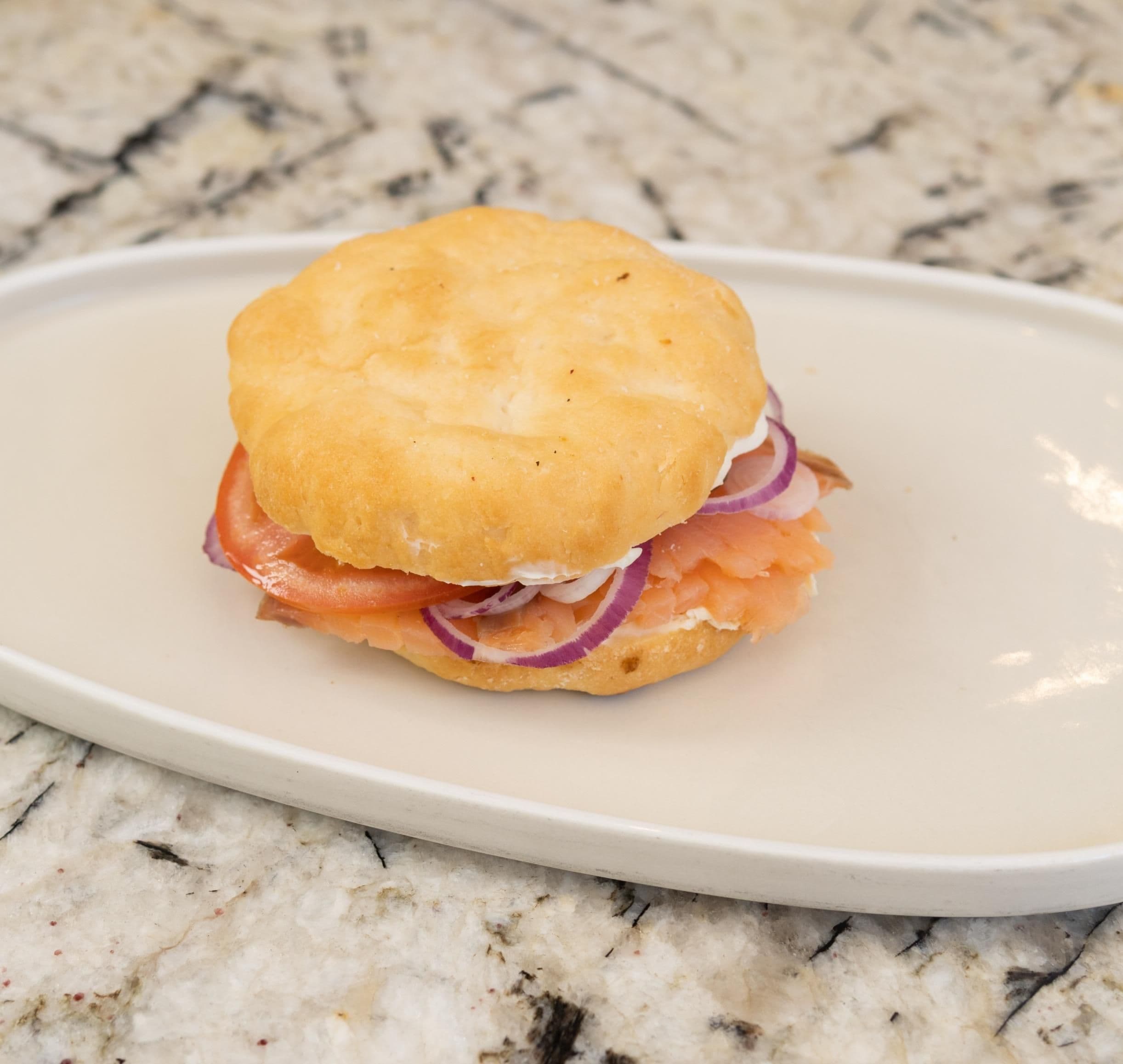 Imagen de Bagel de salmón sin harina de trigo