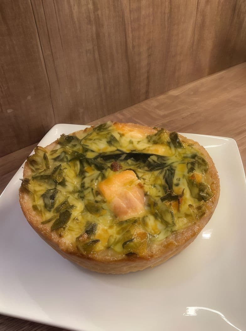 Imagen de Tarta de puerro y salmón
